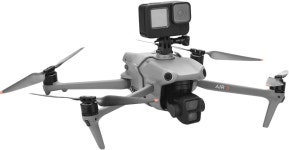 DJI Air 3 드론 카메라 마운트 스트로브 라이트 홀더용 캡아트 확장 브래킷 1 4 나사 어댑터 Action 4 3 Insta360 X4 X3 X2 GO 3S Go