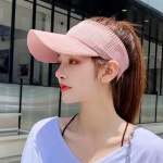 여성 여름 밴드형 골프 스포츠 선캡 모자 테니스 썬캡 햇빛가리개