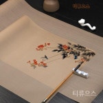 연회진사숙견 아교명반가공 그림용 비단 폭30 70 동양화 공필화 불화 인물화 그루비한 웨어