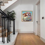 uuxsretaio 성인용 다이아몬드 페인팅 키트 버스 아트 초보자 아트 DIY 쉬운 풀 드릴 도트 홈 벽 장식용 35 6 x 14 14 미국 G7161
