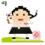 어린이블럭 유니블럭 6500 위인 2 유관순 미니블럭 블록완구 블록 유치원블럭 블럭완구