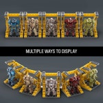 메가 폴아웃 액션 피규어 빌딩 장난감 327개의 조각 5개의 마이크로 액세서리가 포함된 T-60 파워 아머 컬렉션 수집가용 Armour