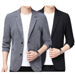 마 남자 여름 콤비 자켓 남성 세미 캐주얼 마이 신사 양복 재킷 105 Y여름콤바-YMA