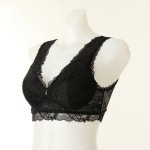 비너스 솔브 엔터 감각 레이스 컵란쥬 여성 몰드 탑 스타일 노와이어 브라렛 VLGC656S