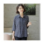 조이마담 조이마담 엄마옷 조이마담 패턴 스트링 셔츠겸 자켓 남방 중년여성의류 J3224