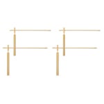 다우징 로드 구리 회전 점술봉 막대 지침서 영적 1 As Shown