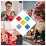 10피스 사각 플라스틱 바늘 실타래 2024년 모든 크기의 손 바느질용 자동 실타래