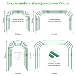 67개 정원 네팅 키트 언브즈 67개 10x25피트 울트라 가든 메시 모기 6개와 클립 12개 키 큰 침대용 버드 나무 채소 꽃 보호 장벽 식물... 