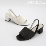 잭앤질 휴양지 감성 라탄 밴딩 샌들 JB3Z345