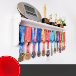 메달 거치대 메탈 우드 폭 보관함 트로피 선반 상장 가벼운 길이 질감 딥