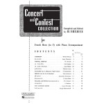 프렌치 호른을 위한 콘서트 콘테스트 컬렉션 솔로 북 전용 루뱅 교육 도서관 295