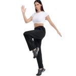 재지 여성용 레인 팬츠 방수 등산 바지 골프 낚시 하이킹용 경량 방풍 오버 X-Small