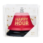 슬랜트 컬렉션 콜 벨 크리스마스 책상 바 사무실 벨 3 5 W x 3 25 H 해피 아워 Happy Hour