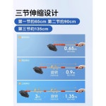 자동차 셀프 세차 도구 청소 세차세트 걸레 차량 1 15 엘보 합금 3단 밀대