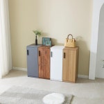 세홈 하프옷장 선반장겸용 하이브리드 높이외경110cm 회사 캐비넷 원룸오피스 미용실등 사업장용 미니 틈새 락카장 하부장 코너옷장선반장