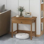 온코 로봇청소기 보관 원목 캐비닛 선반 선반 수납장 높이 유안천 서랍 수납 선반