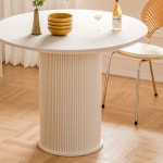 탬파보드 식탁 테이블 슬레이트 레스토랑 카페 주방 순백색 원판 직경