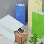 에벤에셀디자인 미니 손잡이 종이 쇼핑백 선물봉투 중 -