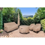 UltCOVER 방수 야외 소파 커버 - 헤비 듀티 파티오 벤치 58W x 28D 35H