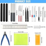 전문가용 건담 모델 도구 키트 취미 건축 공예 세트 모델러 기본 24pcs 24PCS