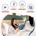 콘티넨탈 침구 어피니티 킹 사이즈 이불 올 시즌 누빔 다운 대체 삽입 모서리 탭 - 세탁기 세탁 삽입 Twin