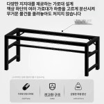 슬림형 조립식 컴퓨터 황전나무색 좁고 단층 틈새