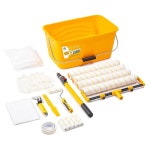 VOOMY 23PC 18 페인트 롤러 키트 버킷 소형 세트 극세사 커버 연장 폴 대형 프로젝트를 쉽고 빠르게 작업할 수 있게 해줍니다 13 PC