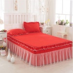 프릴 매트리스커버 레이스 침대커버 퀸 베드스커트 싱글 커튼 슈퍼싱글