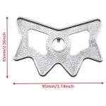 당구장 큐 스틱을 위한 RLECS 당구 브리지 헤드 알루미늄 합금 슬립온 무스헤드