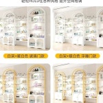 매장진열장 샵 선반장 매장용 장식장 1 60 30 200 문웜화이트