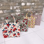 담스 꽃무늬 목욕가방 국산 메쉬수영가방 헬스 방수 샤워가방