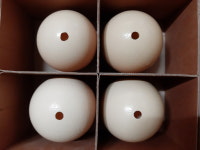 공예용 타조알 껍데기 4개 소 중 대 공예 중 4개 1박스