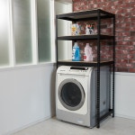 통돌이 드럼 세탁기 위 선반 세탁실 수납장 정리대 선반 세탁기장 거치대 3단 하단지지대