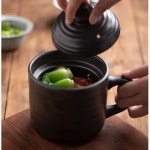 계란찜컵 1인용 전자레인지용 도자기 가정용 고온 내성 수프 디저트 계란