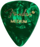 펜더 펜더 1062515 Fender 프리미엄 셀룰로이드 피크 351 모양 액세서리 그린 모토 미디엄 12팩
