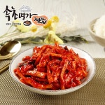 속초명가젓갈 매콤한 양념과 씹는 맛이 일품인 무말랭이무침 밥도둑 반찬 수육 2개 600g