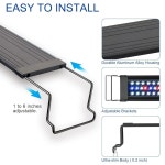 OYO WATER 수족관 LED 조명 36 -38-44 타이머 24 7 사이클 5 디밍블 밝기 일출 일몰 시뮬레이션 10 20 30 55 갤런 어항용 20 -28