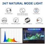 OYO WATER 수족관 LED 조명 36 -38-44 타이머 24 7 사이클 5 디밍블 밝기 일출 일몰 시뮬레이션 10 20 30 55 갤런 어항용 20 -28