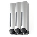 펜션 벽걸이 샴푸통 물비누 리필용기 호텔 욕실 3p