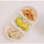 네스틱 네스틱 안전하고 가벼운 나눔 반찬 캠핑 접시 2구 3구 3찬 민트 1개 N-611