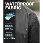 골프 하이킹 캠핑 사이클링을 위한 후드 경량 레인코트가 포함된 ZITY 남성용 레인 재킷 방수 기능 Medium