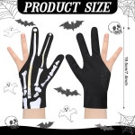 Chicingyou 4Pcs 당구장 장갑 왼손용 3 핑거 퀵 드라이 통기성 슈터 스누커 큐 스포츠 장갑 남녀용 미끄럼 방지 그립 조절 가능한 손목