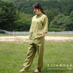 지장사 10100 30수 라운드넥 공용 한벌 남여공용 BTS style 개량한복 정국st개량한복 지장사 밤색 105