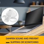 104 투명 캐비닛 범퍼 패드 u2013 문 서랍 가구용 4가지 모양의 자가 접착 실리콘 버퍼 세트 방음 표면 보호 118