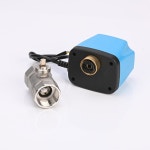 전기 스레드 스테인레스 스틸 볼 밸브 2 제어 3 선 솔레노이드 워터 액츄에이터 DN15 20 25 32 40 50 AC220V DC12V-24V