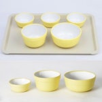 PC 투톤 병원용 식기 투톤 국그릇 그린 JS-C128