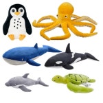 이케아 이케아 블로빙아드 돌고래 범고래 거북이 문어 펭귄 인형 쿠션 동물 애착 어린이 거북이 305 221 02