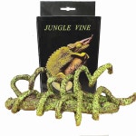 유연한 벤드 어 브랜치 파충류 덩굴 테라리움 장식 카멜레온 등반 도마뱀 뱀 작은 동물을 위한 롱 정글 클라이머 서식지 장식