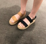 세븐다이얼 Seven Dials 플래폼 에스파듀 샌들 2컬러