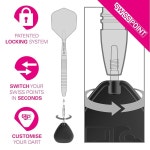 타겟 다트 스위스 포인트 나노 포인트 팁 팁 3팩 세트 변경 전문 액세서리